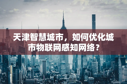 天津智慧城市，如何优化城市物联网感知网络？