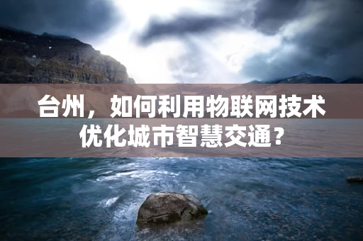 台州，如何利用物联网技术优化城市智慧交通？