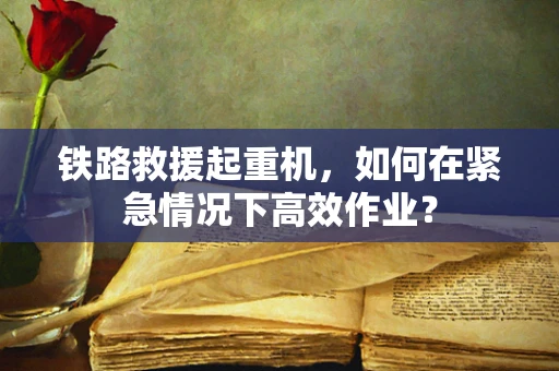 铁路救援起重机，如何在紧急情况下高效作业？