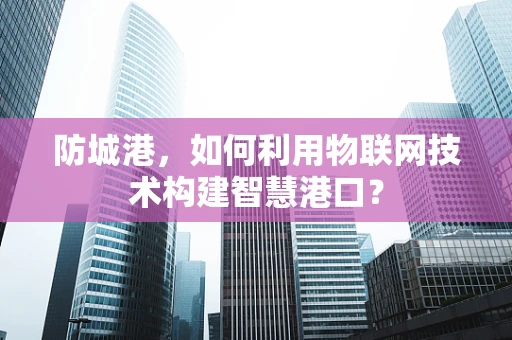 防城港，如何利用物联网技术构建智慧港口？