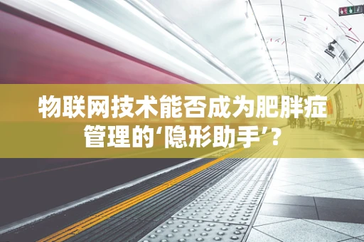 物联网技术能否成为肥胖症管理的‘隐形助手’？