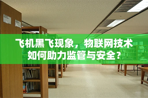 飞机黑飞现象，物联网技术如何助力监管与安全？