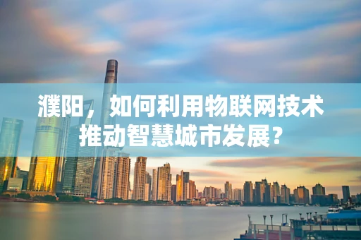 濮阳，如何利用物联网技术推动智慧城市发展？