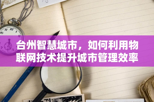 台州智慧城市，如何利用物联网技术提升城市管理效率？