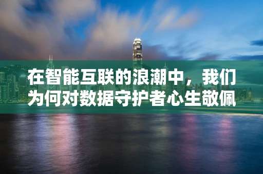 在智能互联的浪潮中，我们为何对数据守护者心生敬佩？