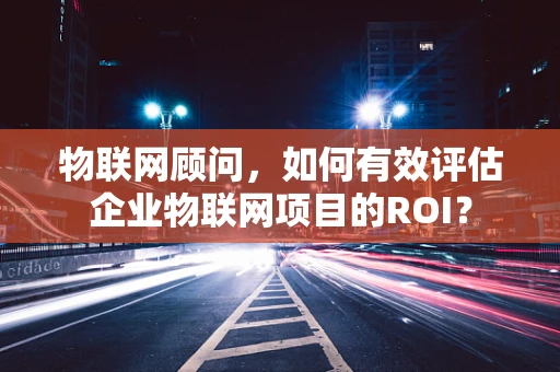 物联网顾问，如何有效评估企业物联网项目的ROI？