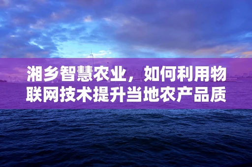 湘乡智慧农业，如何利用物联网技术提升当地农产品质量与产量？